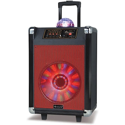 Supersonic IQ-3612DJBT Portable Bluetooth Speaker System - 30 W RMS - Red Supersonic IQ-3612DJBT Portable Bluetooth Speaker System - 30 W RMS - Red